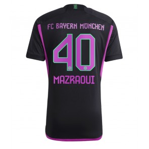 Bayern Munich Noussair Mazraoui #40 Bortatröja 2023-24 Kortärmad